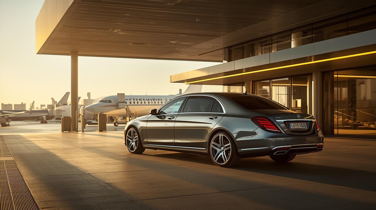 Airport taxi transfer — flight tracking and meet & greet at arrivals