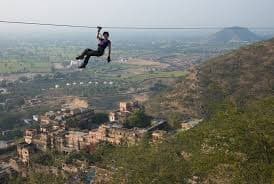 Zip-lining