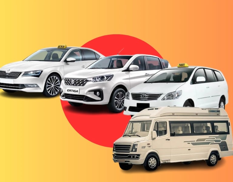 Best car rental and taxi service - Professional drivers with luxury vehicles across India